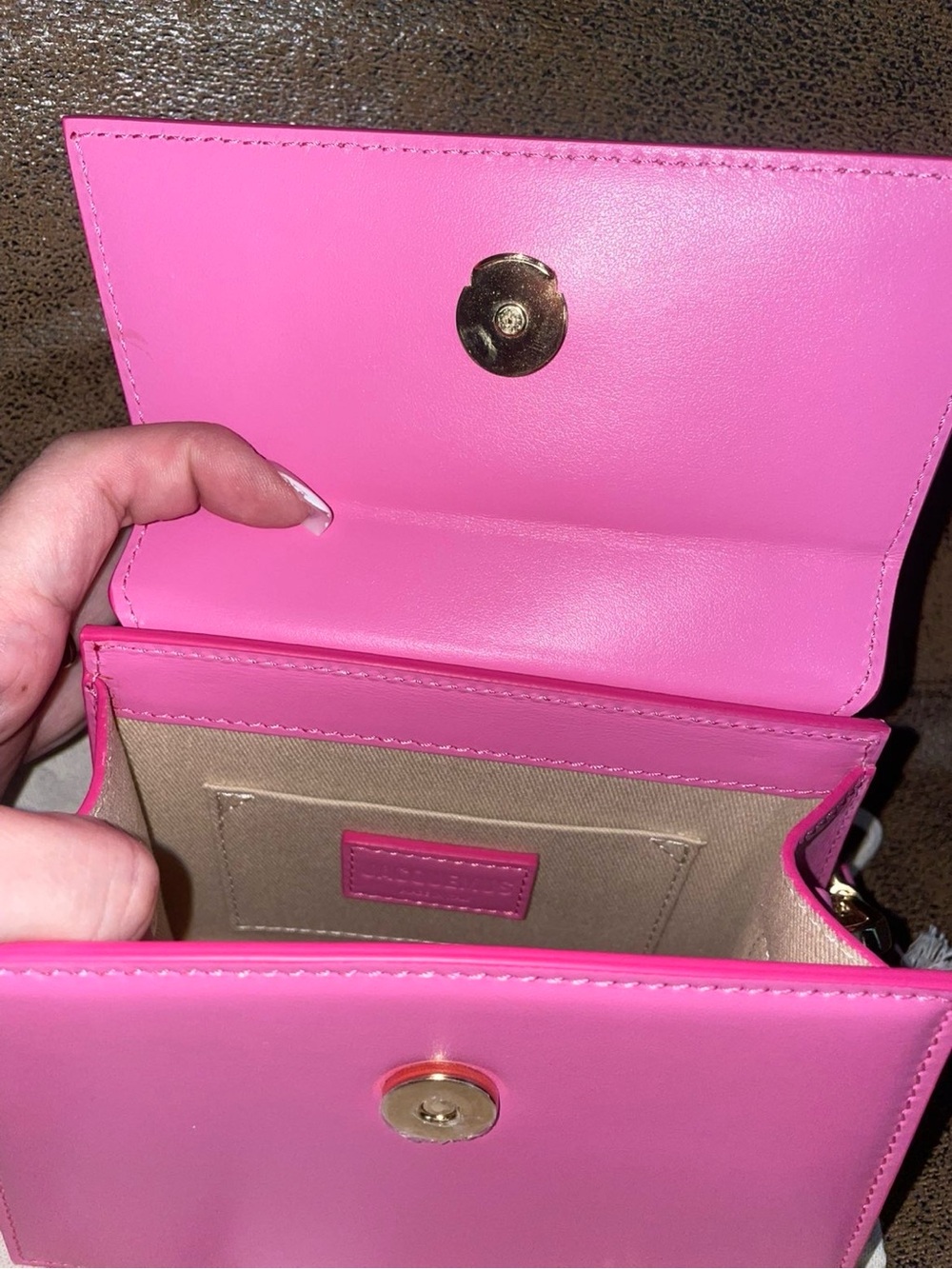 Jacquemus Pink Le chiquito moyen Handle Bag - Picture 5 of 9